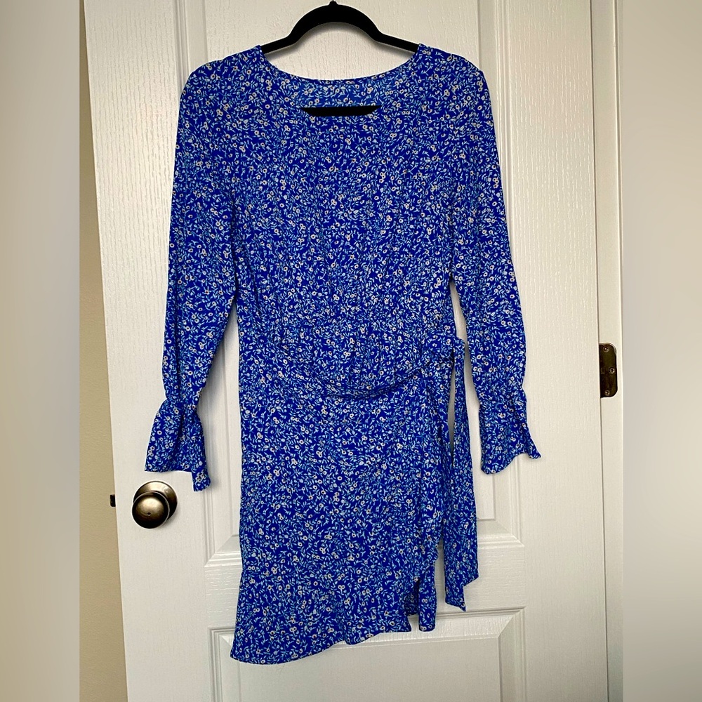 Ladies M Blue Ditzy Floral Dress